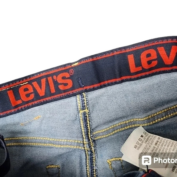 LEVIS 514 YOUTH DENIM JEANS SIZE 14 REGULAR - Picture 3 of 6